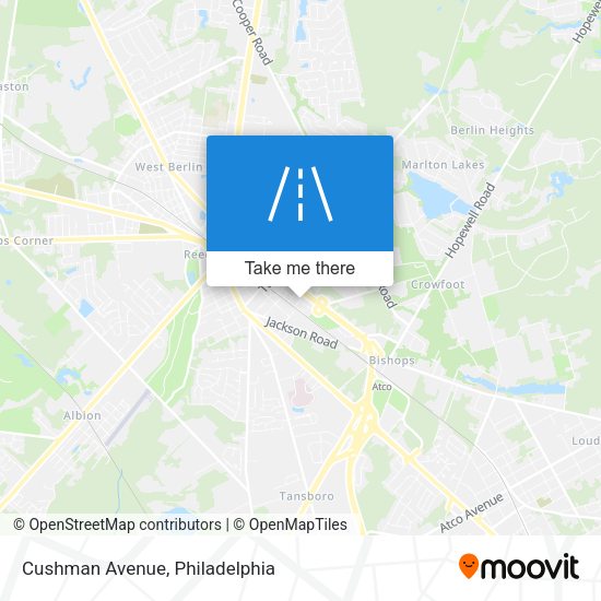 Mapa de Cushman Avenue