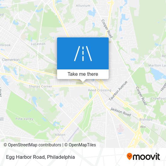 Mapa de Egg Harbor Road