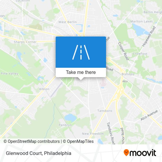 Mapa de Glenwood Court