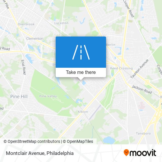 Montclair Avenue map