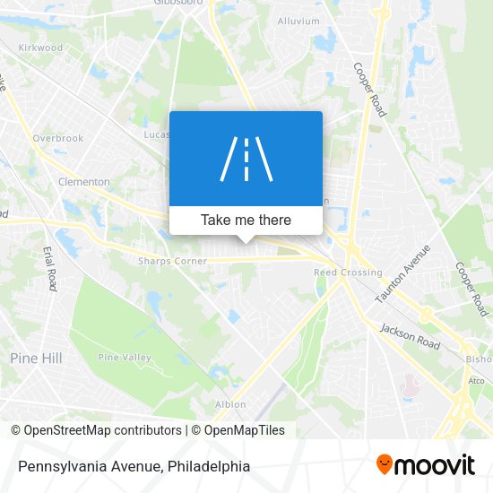 Pennsylvania Avenue map