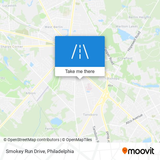 Smokey Run Drive map