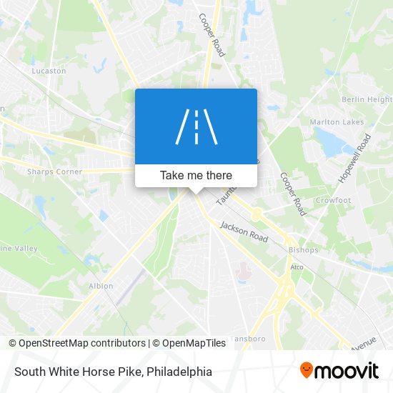 South White Horse Pike map