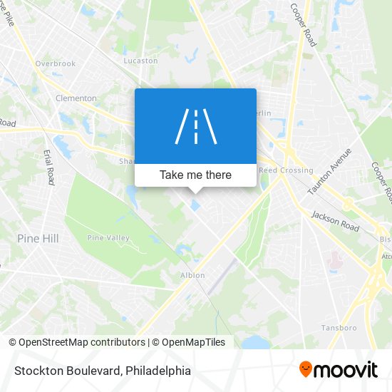 Stockton Boulevard map
