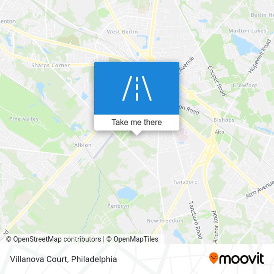 Mapa de Villanova Court