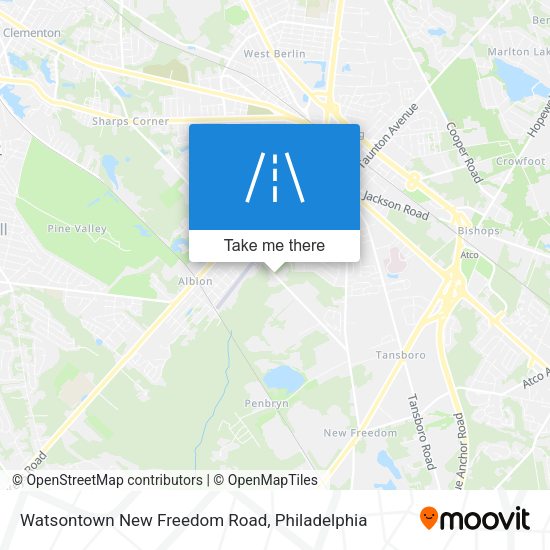 Mapa de Watsontown New Freedom Road