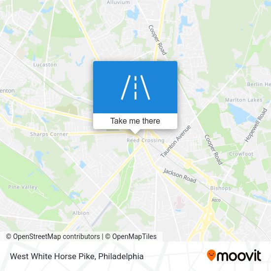West White Horse Pike map