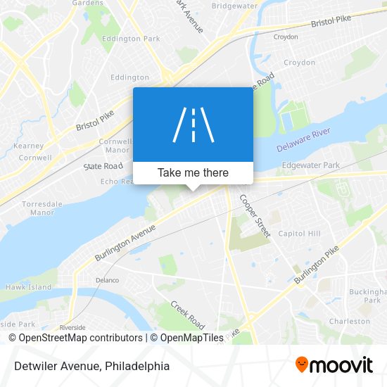 Detwiler Avenue map