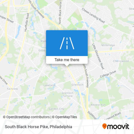 South Black Horse Pike map