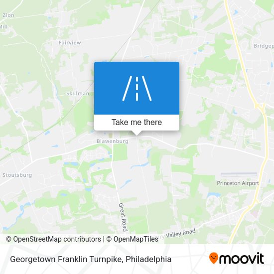 Mapa de Georgetown Franklin Turnpike