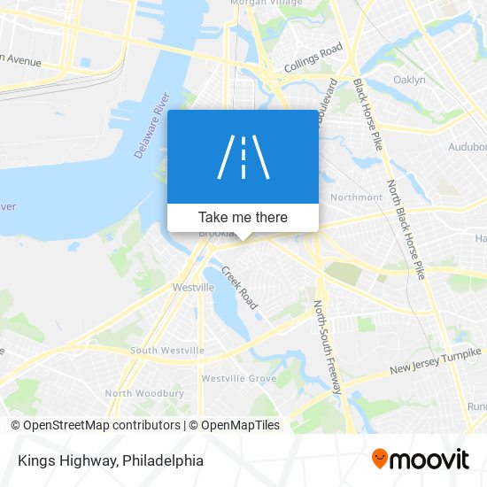 Kings Highway map