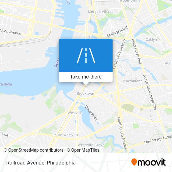 Railroad Avenue map