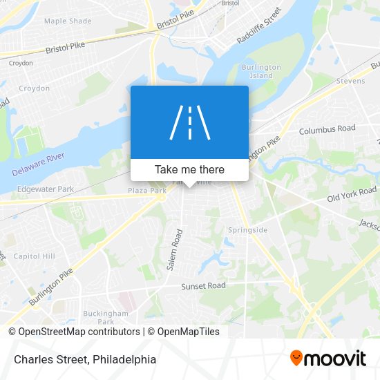 Mapa de Charles Street