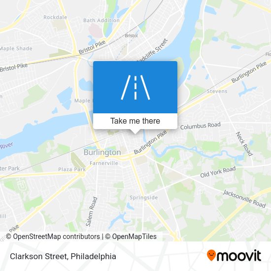 Mapa de Clarkson Street