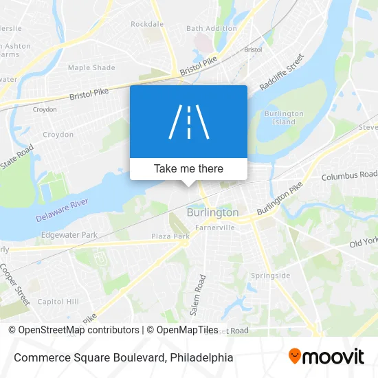 Commerce Square Boulevard map