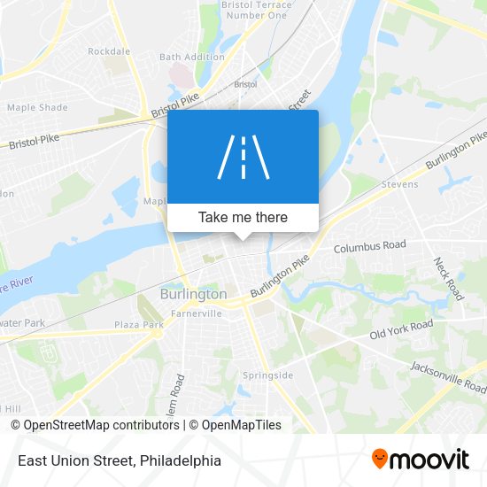 East Union Street map