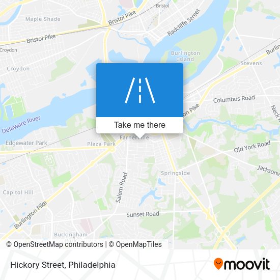 Mapa de Hickory Street