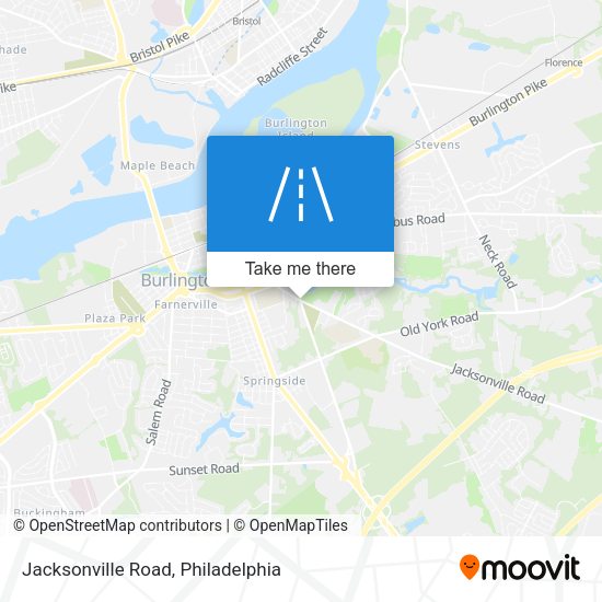 Mapa de Jacksonville Road