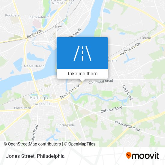 Mapa de Jones Street