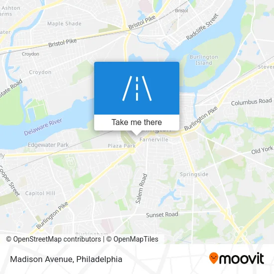 Madison Avenue map