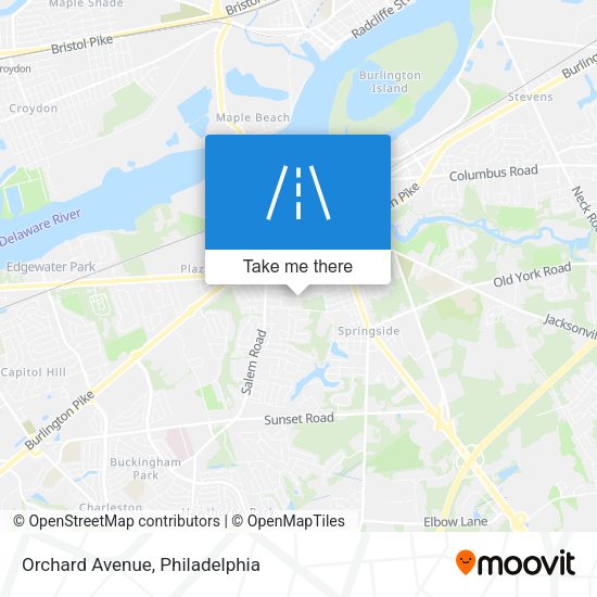 Mapa de Orchard Avenue