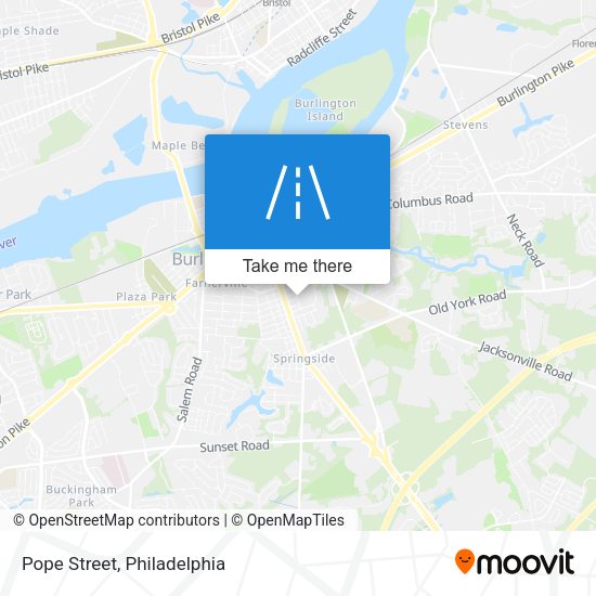 Mapa de Pope Street
