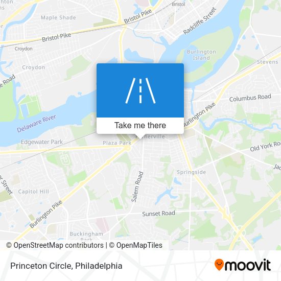 Princeton Circle map