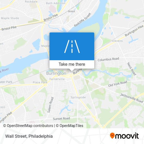 Mapa de Wall Street