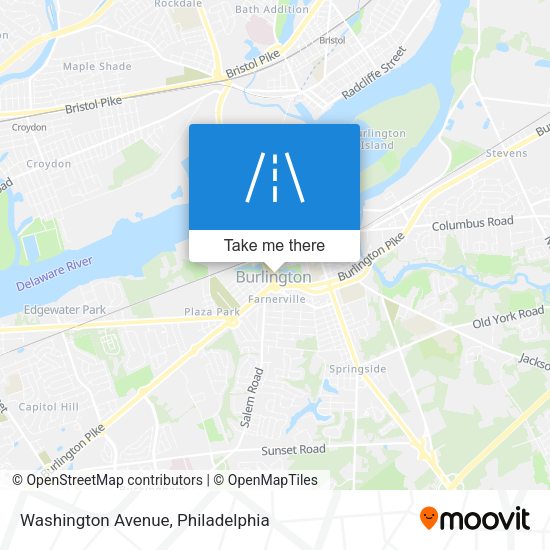 Washington Avenue map