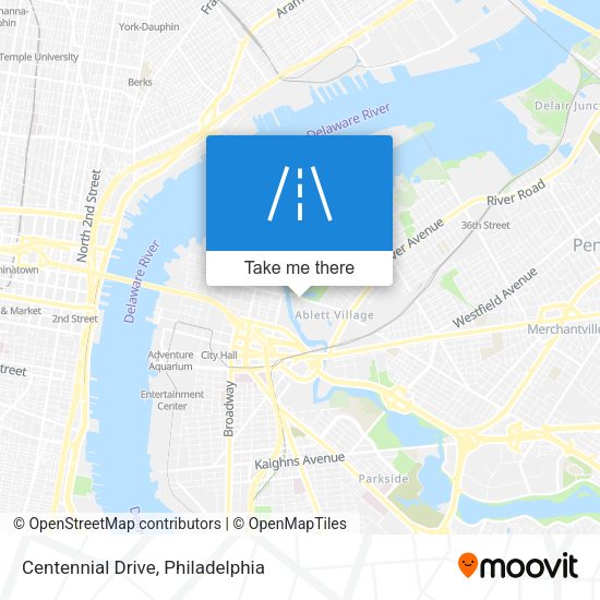 Mapa de Centennial Drive