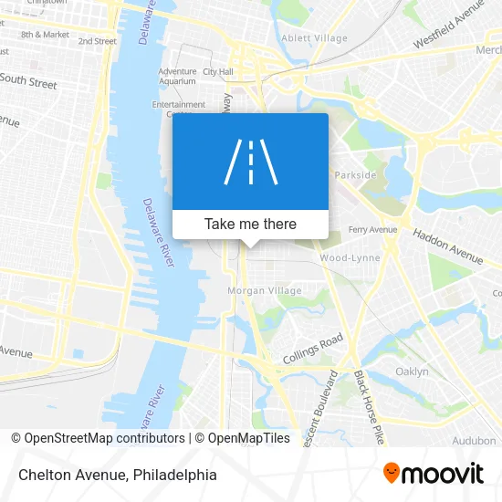 Chelton Avenue map