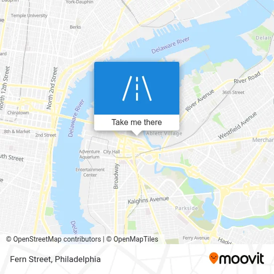 Fern Street map