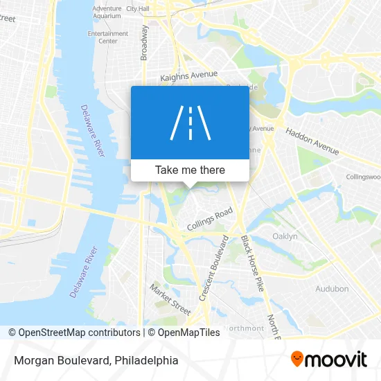 Morgan Boulevard map