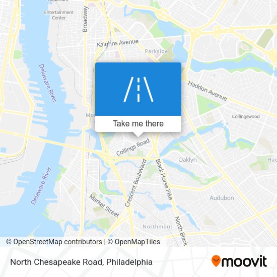 Mapa de North Chesapeake Road