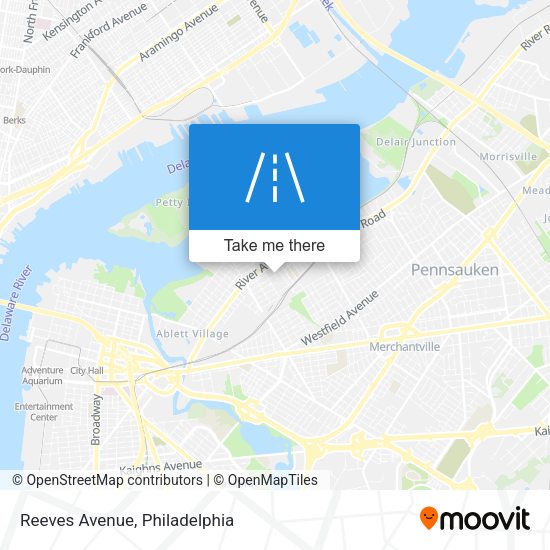 Mapa de Reeves Avenue