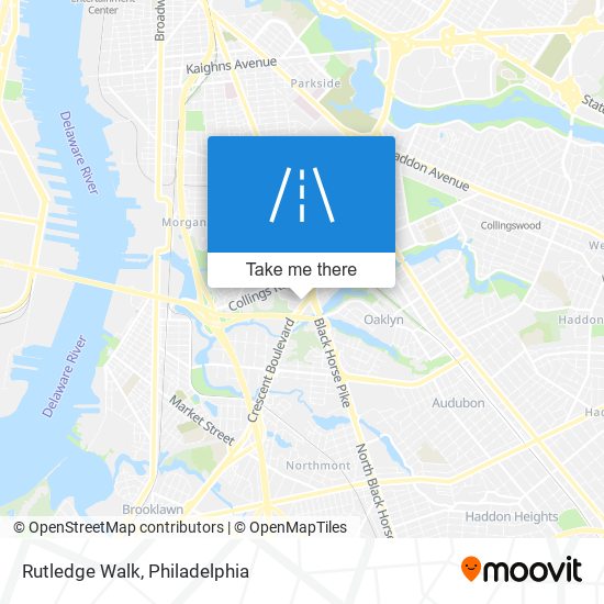 Rutledge Walk map