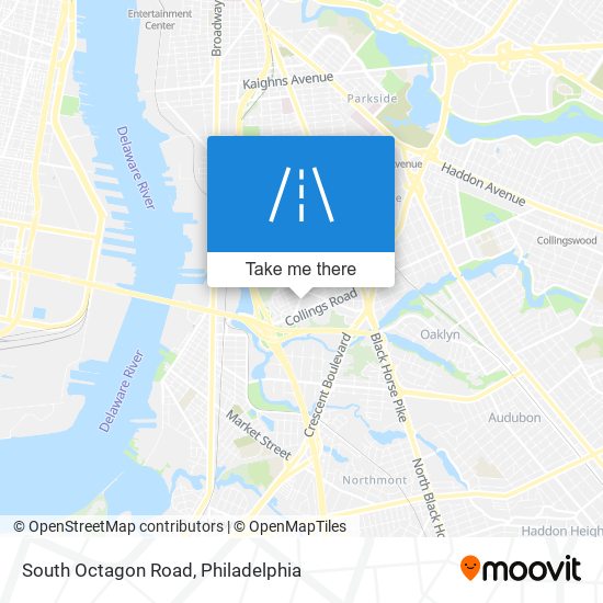 South Octagon Road map