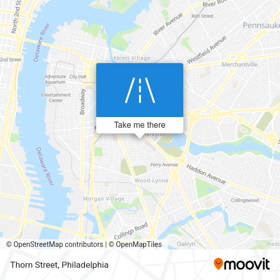 Mapa de Thorn Street
