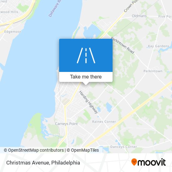 Mapa de Christmas Avenue