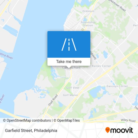 Garfield Street map