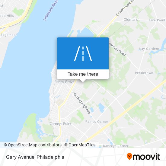 Mapa de Gary Avenue