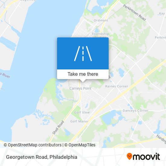 Georgetown Road map