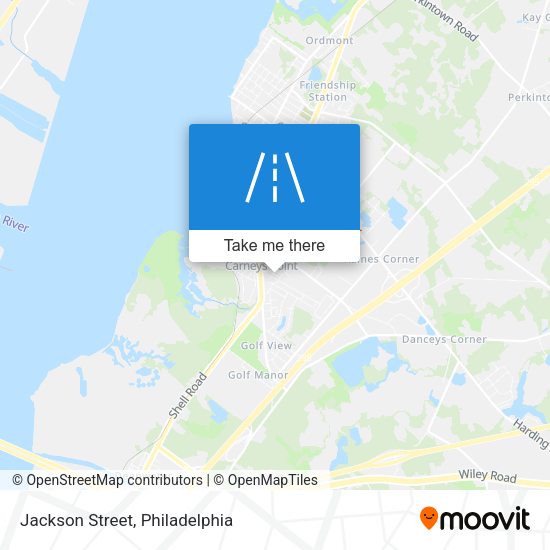 Mapa de Jackson Street