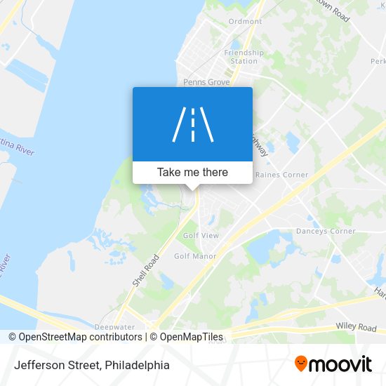 Mapa de Jefferson Street