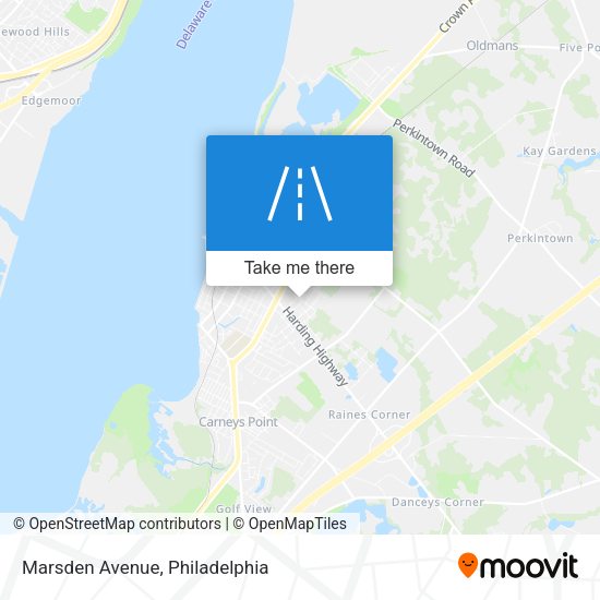 Mapa de Marsden Avenue