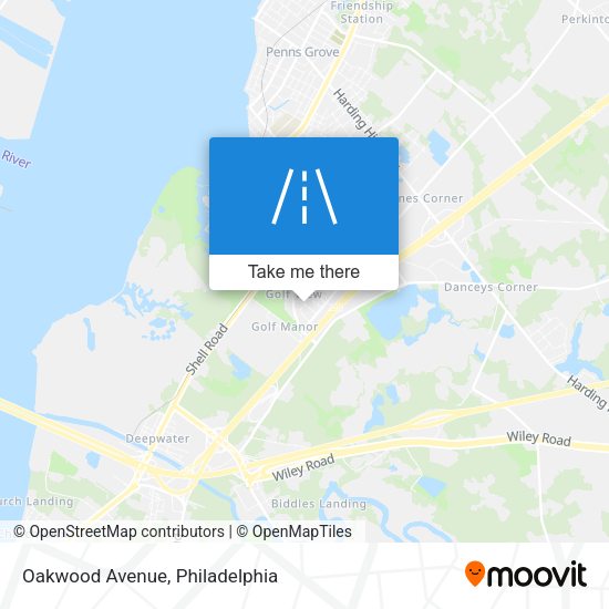 Oakwood Avenue map