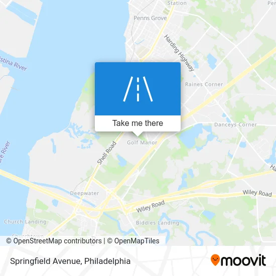 Springfield Avenue map