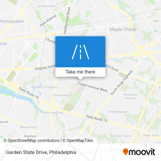 Garden State Drive map