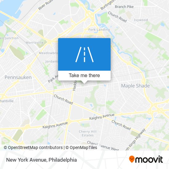 Mapa de New York Avenue