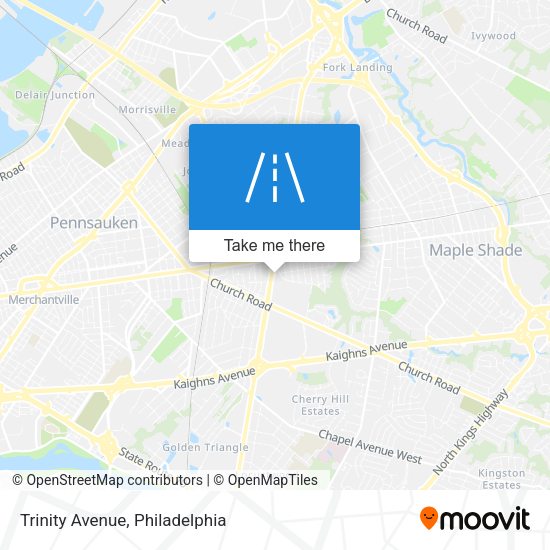 Mapa de Trinity Avenue
